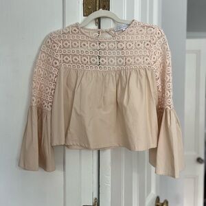 Endless Rose Blush Lace Blouse